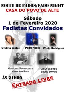 Read more about the article Noite de Fados /fado night